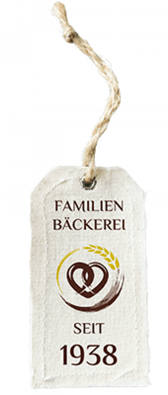 Anhängeschild: Familienbäckerei seit 1938